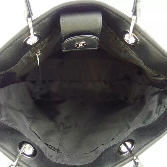 pierre cardin tote bag P motif pattern canvas Authentic Used L3542 - Picture 6 of 9